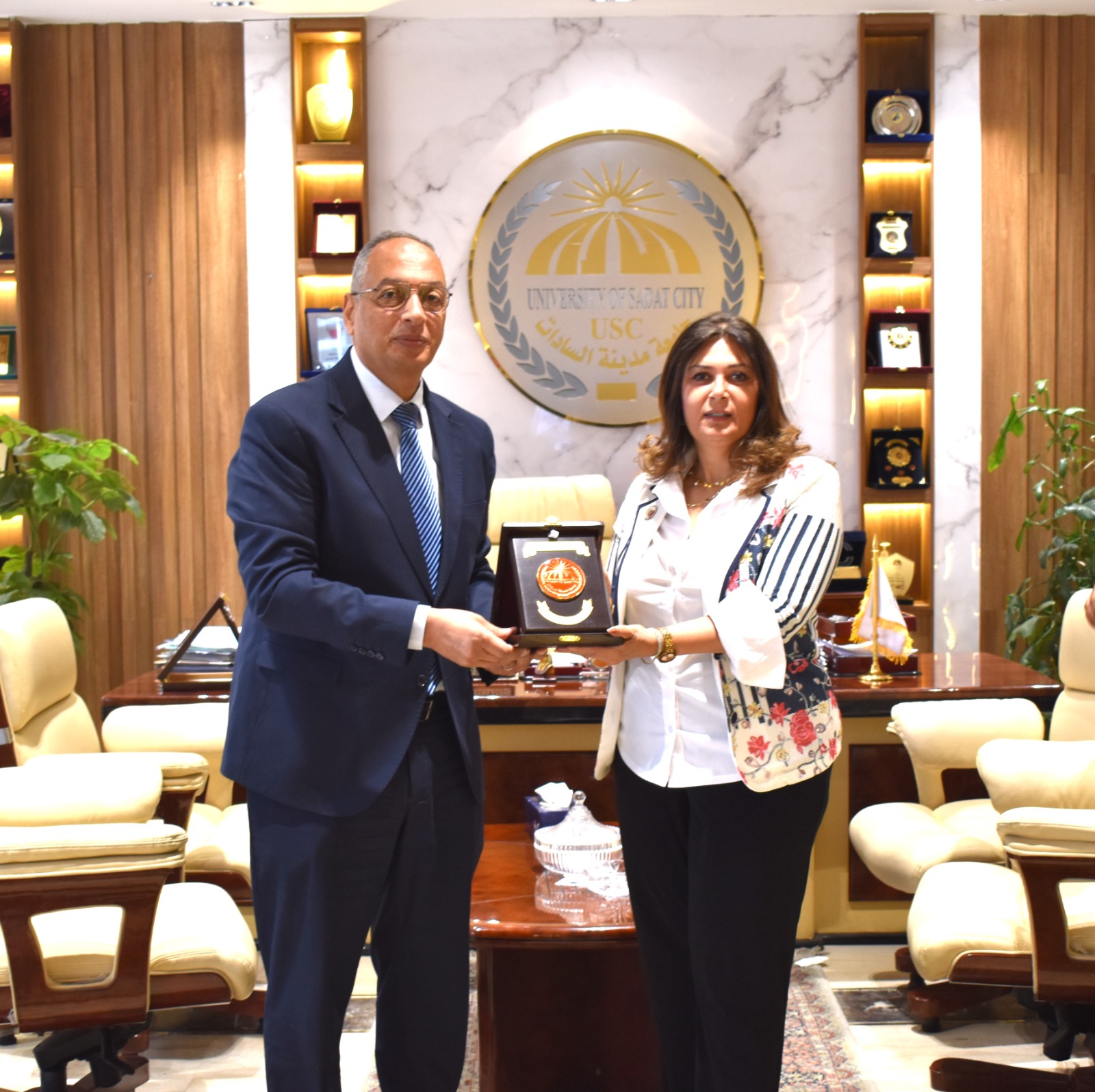 جامعة السادات توقع بروتوكول تعاون مع الرقابة على الصادرات