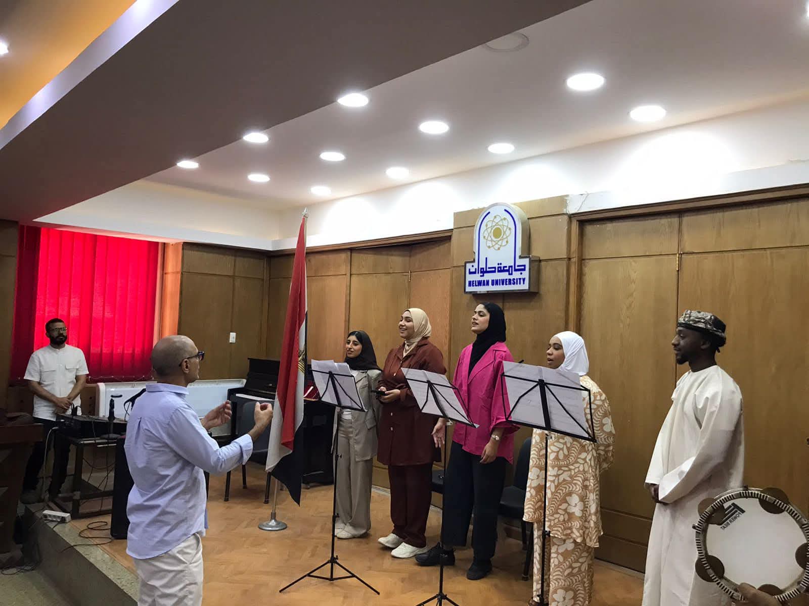 جامعة حلوان تستضيف مبدعي جامعة السلطان قابوس ضمن برنامج Music Art