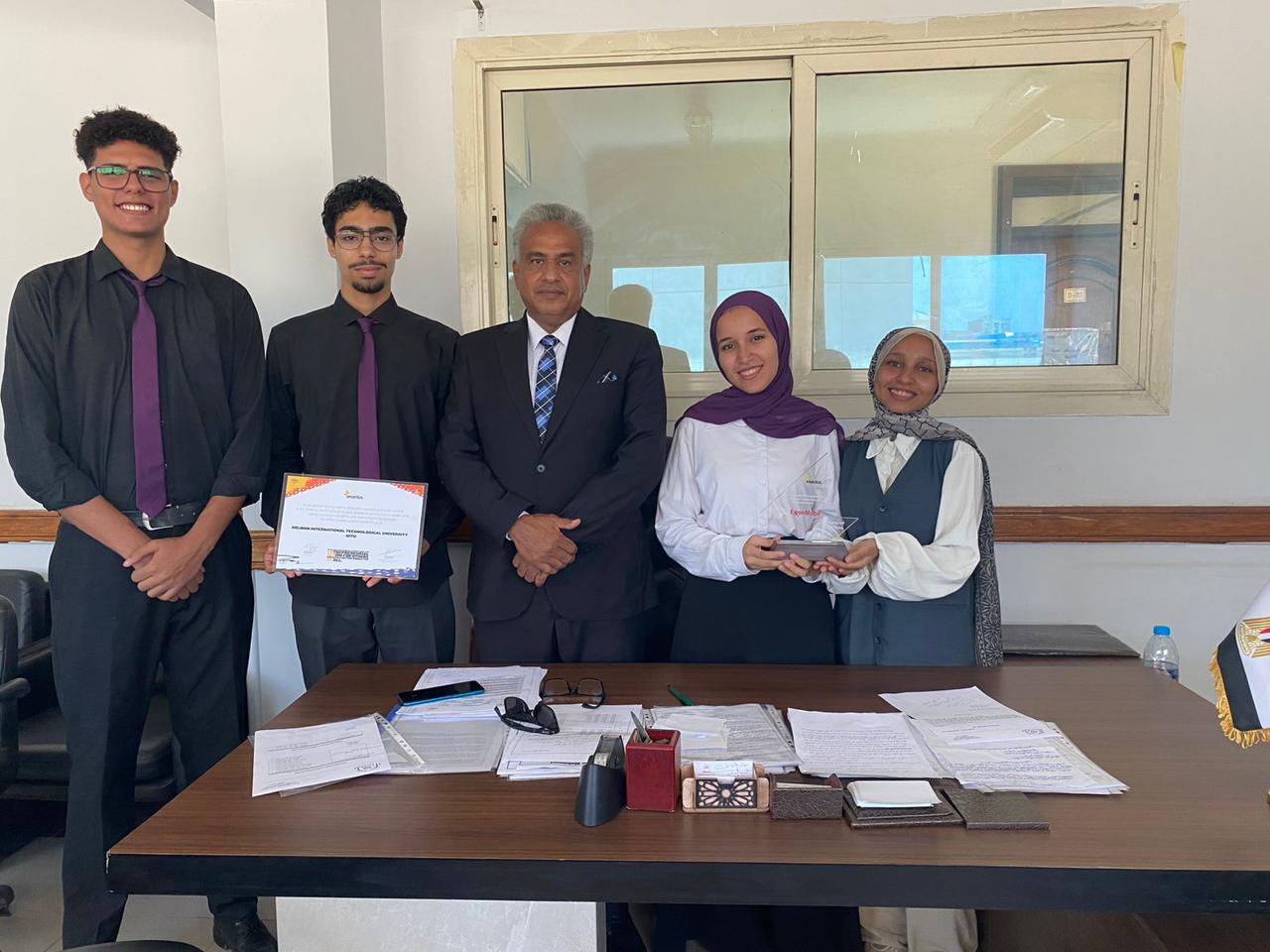 جامعة حلوان تحقق إنجازًا تاريخيًا بفريق Enactus HITU