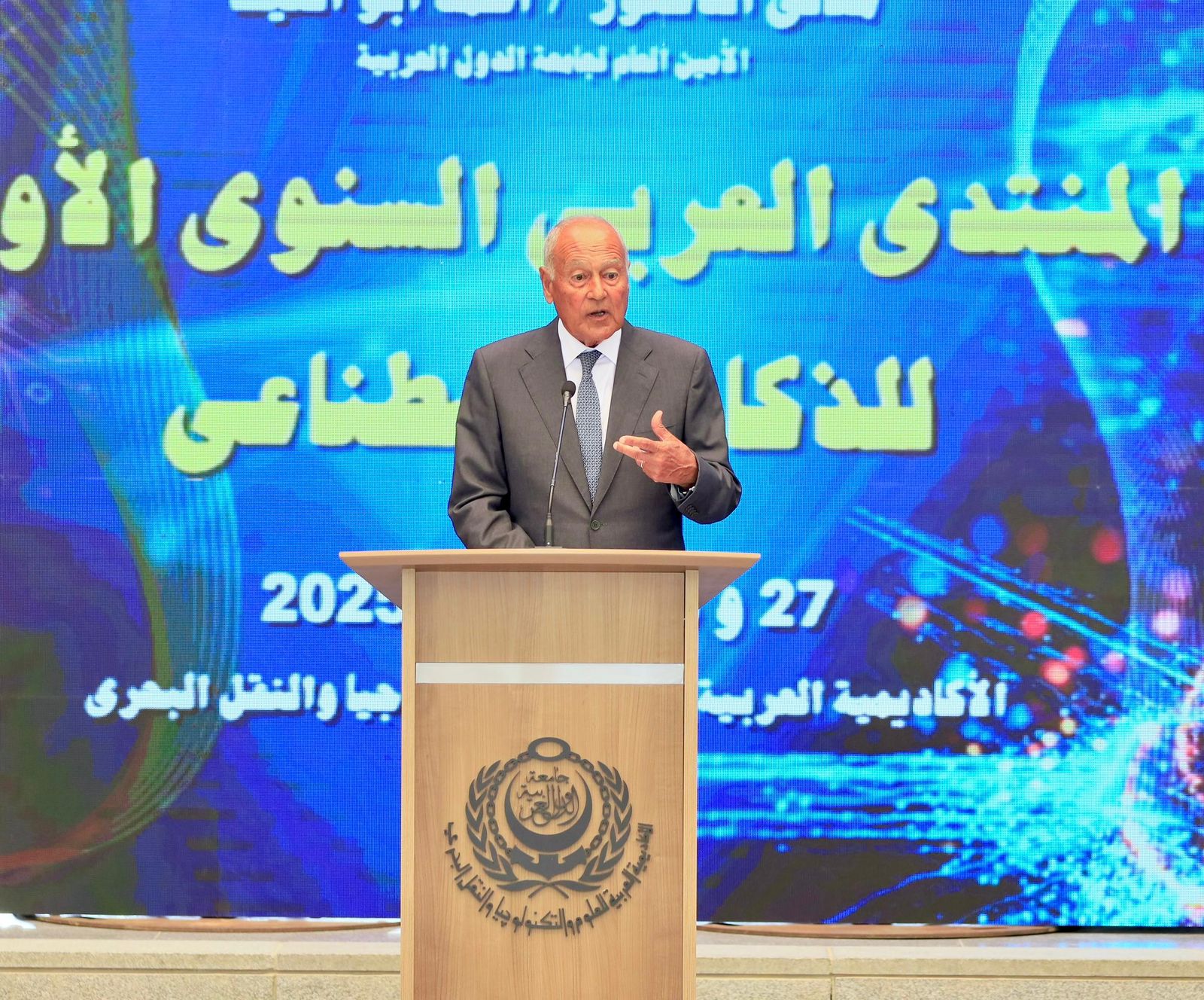 الدكتور أحمد أبو الغيط الأمين العام لجامعة الدول العربية