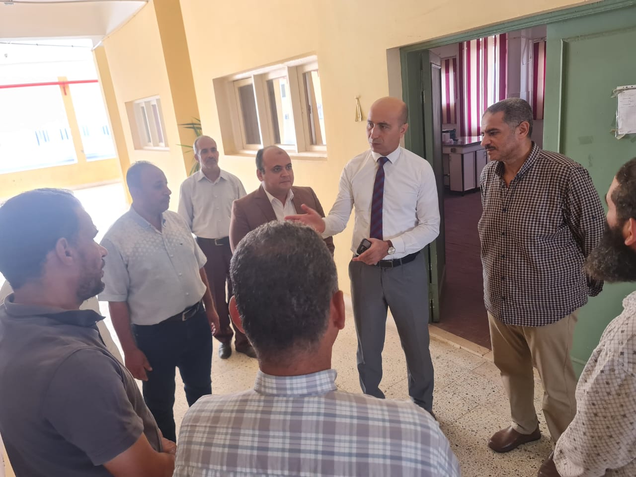 رئيس جامعة دمنهور يتابع جاهزية كليات قطاع النوبارية