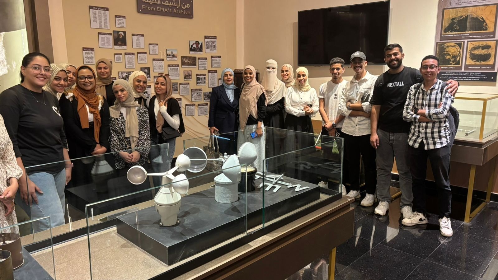 طلاب جامعة حلوان يستكشفون عالم الأرصاد الجوية وأسرار الطقس