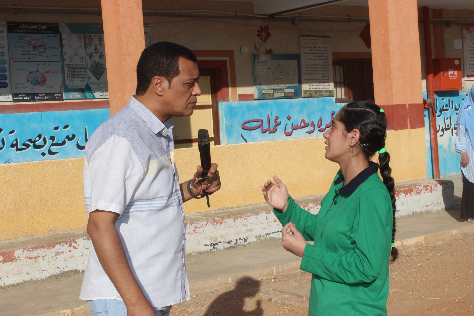 مدير تعليم سوهاج يتفقد مدارس إدارة سوهاج التعليمية