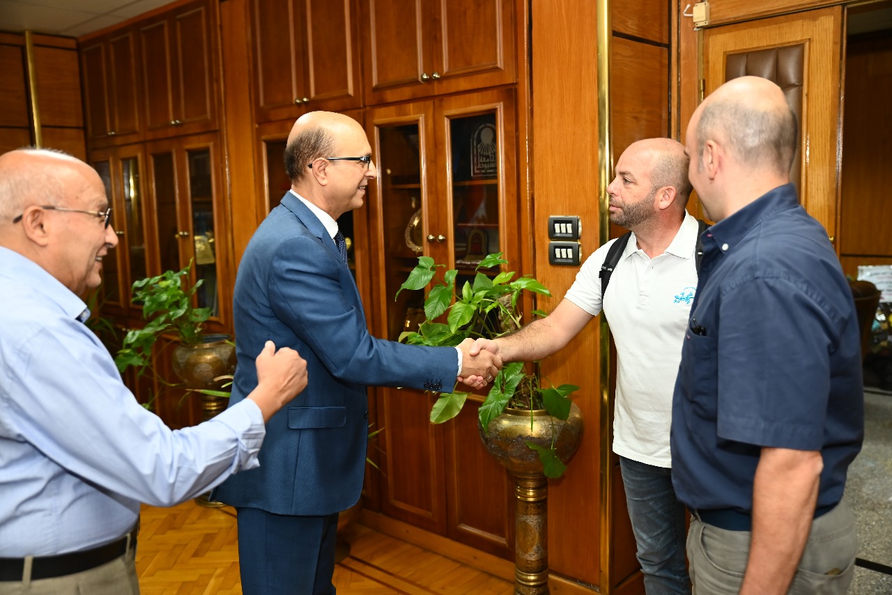 جامعة أسيوط تستقبل وفدًا فرنسيًا ضمن مشروع إمحوتب