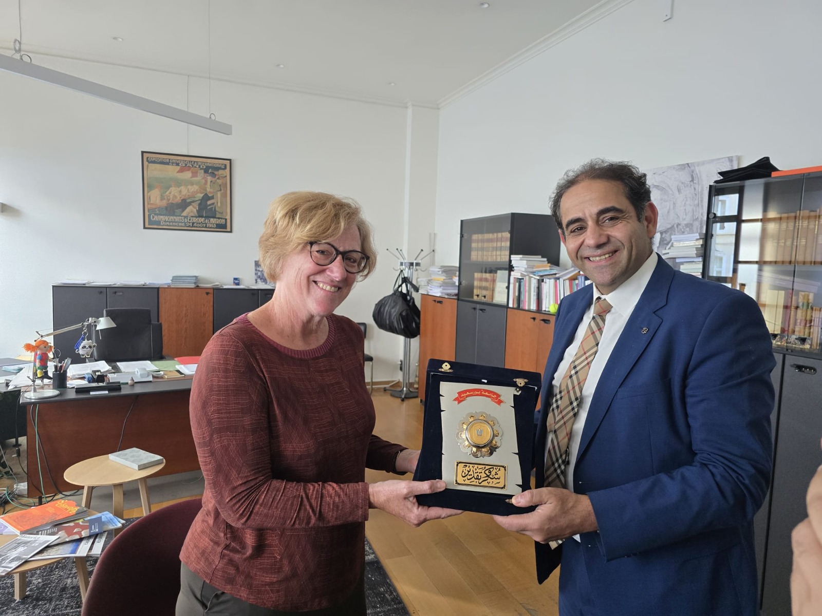 توقيع اتفاقية تعاون تاريخية بين جامعة بورسعيد وجامعة غنت البلجيكية