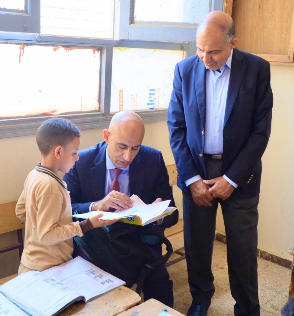 وزير التربية والتعليم يتفقد مدارس المنيا