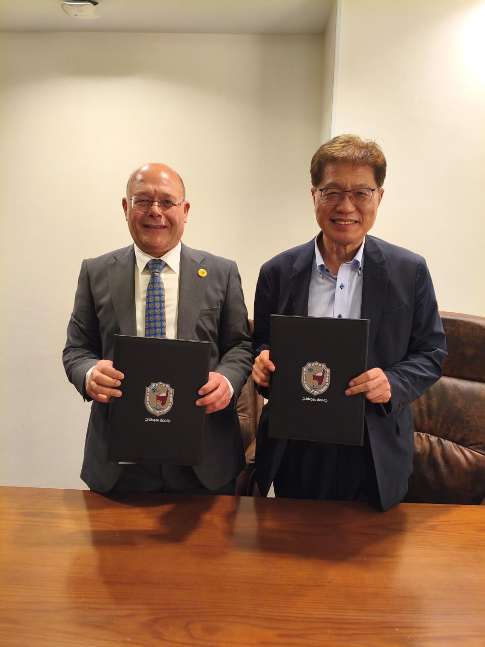 جامعة سوهاج تعقد شراكة دولية مع جامعة ووسونج الكورية