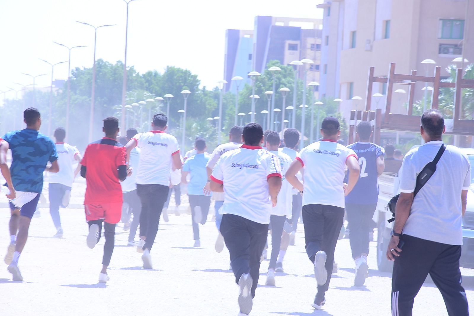 ماراثون جامعة سوهاج يحتفل بروح أكتوبر بمشاركة 4000 طالب وطالبة