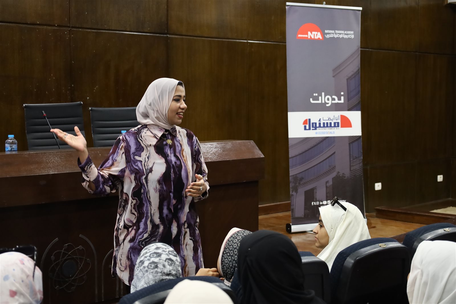 جامعة حلوان تطلق مبادرة أنا أيضًا مسؤول لتنمية وعي الطلاب