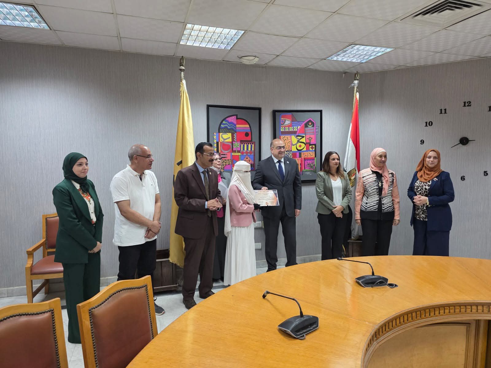 جامعة حلوان تحتفل بإنجاز وطني في محو الأمية