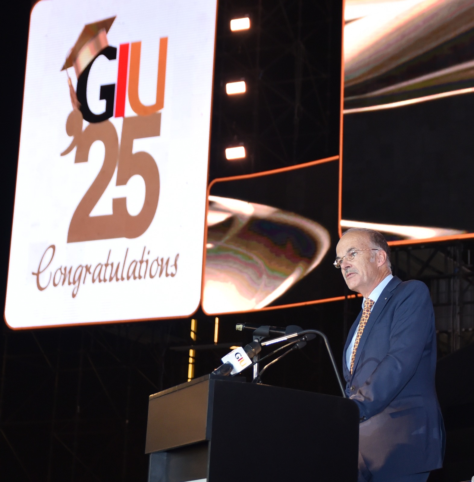 احتفالية تخرج الدفعة الثالثة من الجامعة الألمانية الدولية GIU في العاصمة الإدارية