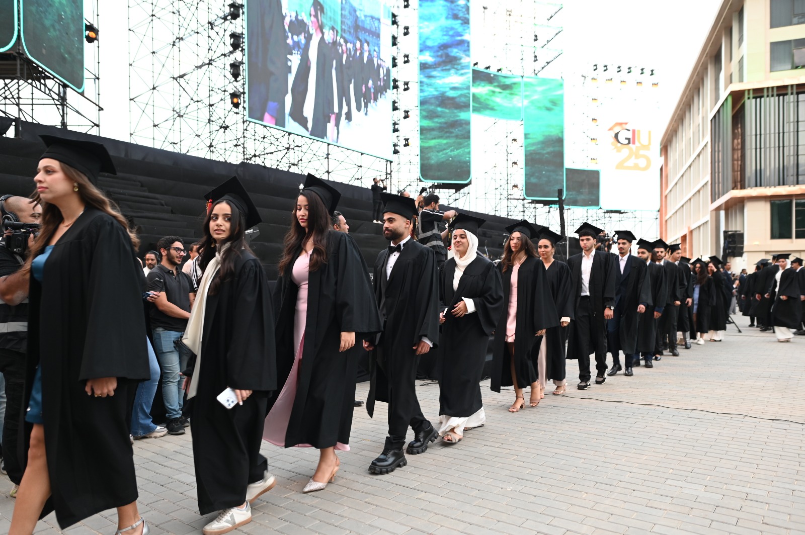 احتفالية تخرج الدفعة الثالثة من الجامعة الألمانية الدولية GIU في العاصمة الإدارية