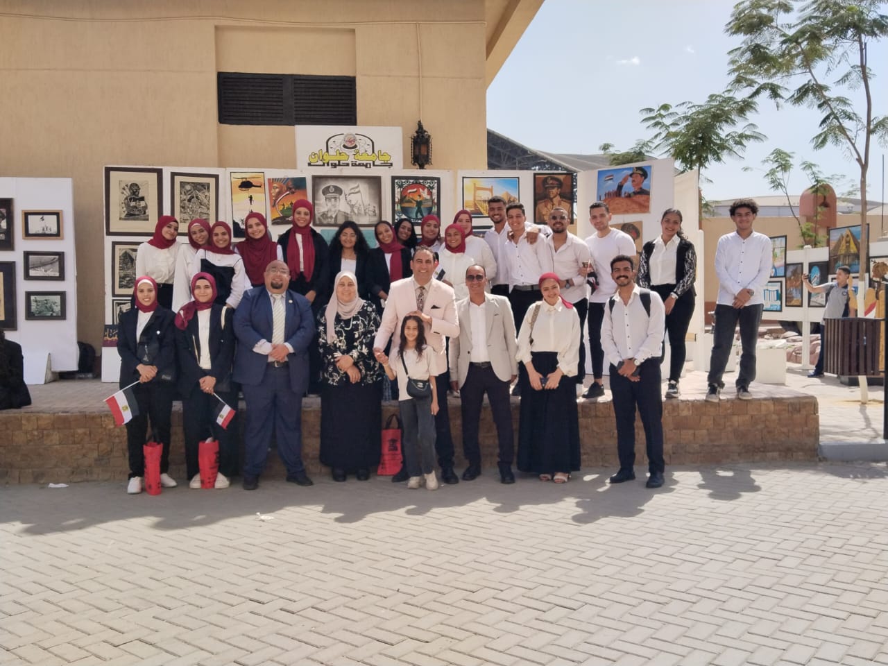 جامعة حلوان تشارك في المعرض السنوي للثقافات العسكرية احتفالًا بذكرى انتصارات أكتوبر