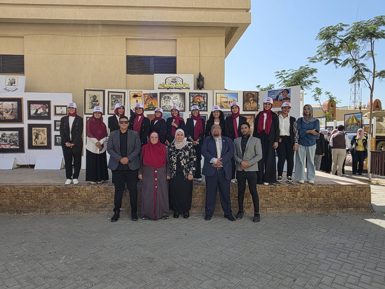 جامعة حلوان تشارك في المعرض السنوي للثقافات العسكرية احتفالًا بذكرى انتصارات أكتوبر