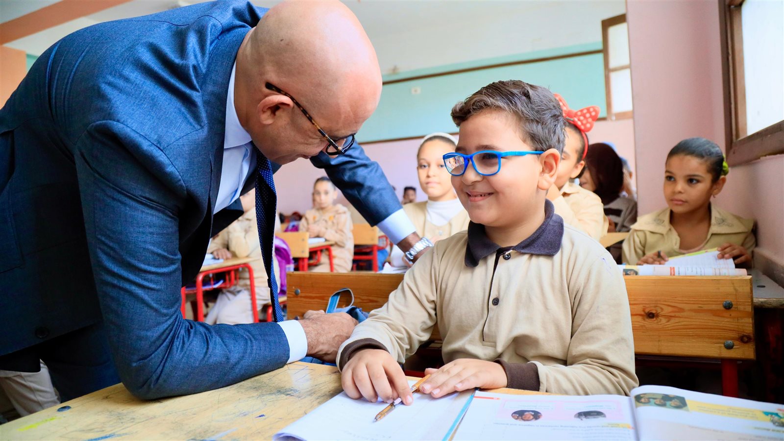 وزير التربية والتعليم يتابع سير العملية التعليمية بمحافظة الفيوم 