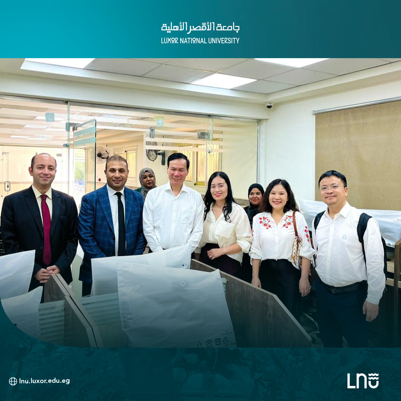 جامعة الأقصر الأهلية تستقبل وفدًا من جامعة فيتنام الوطنية