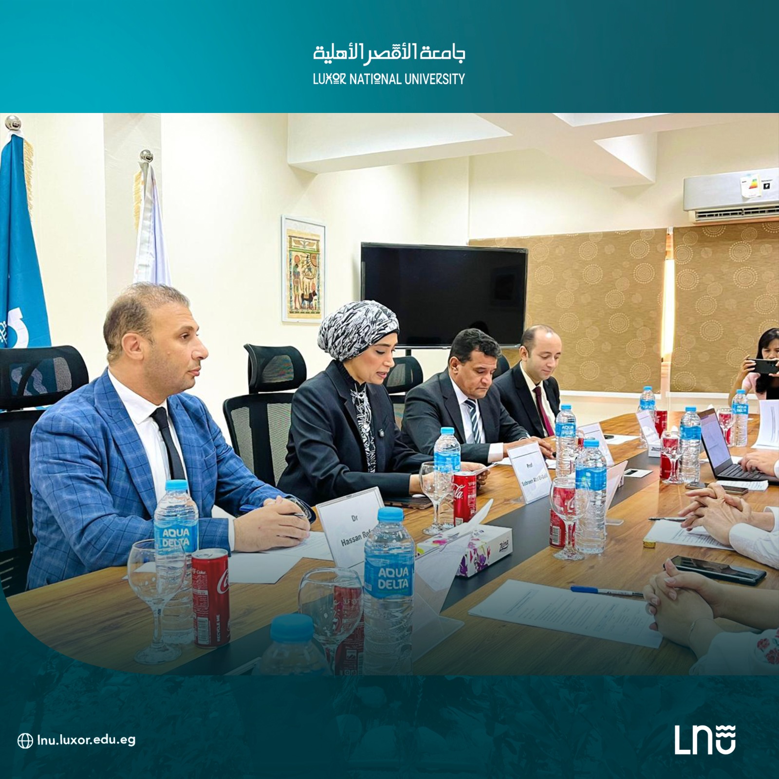 جامعة الأقصر الأهلية تستقبل وفدًا من جامعة فيتنام الوطنية