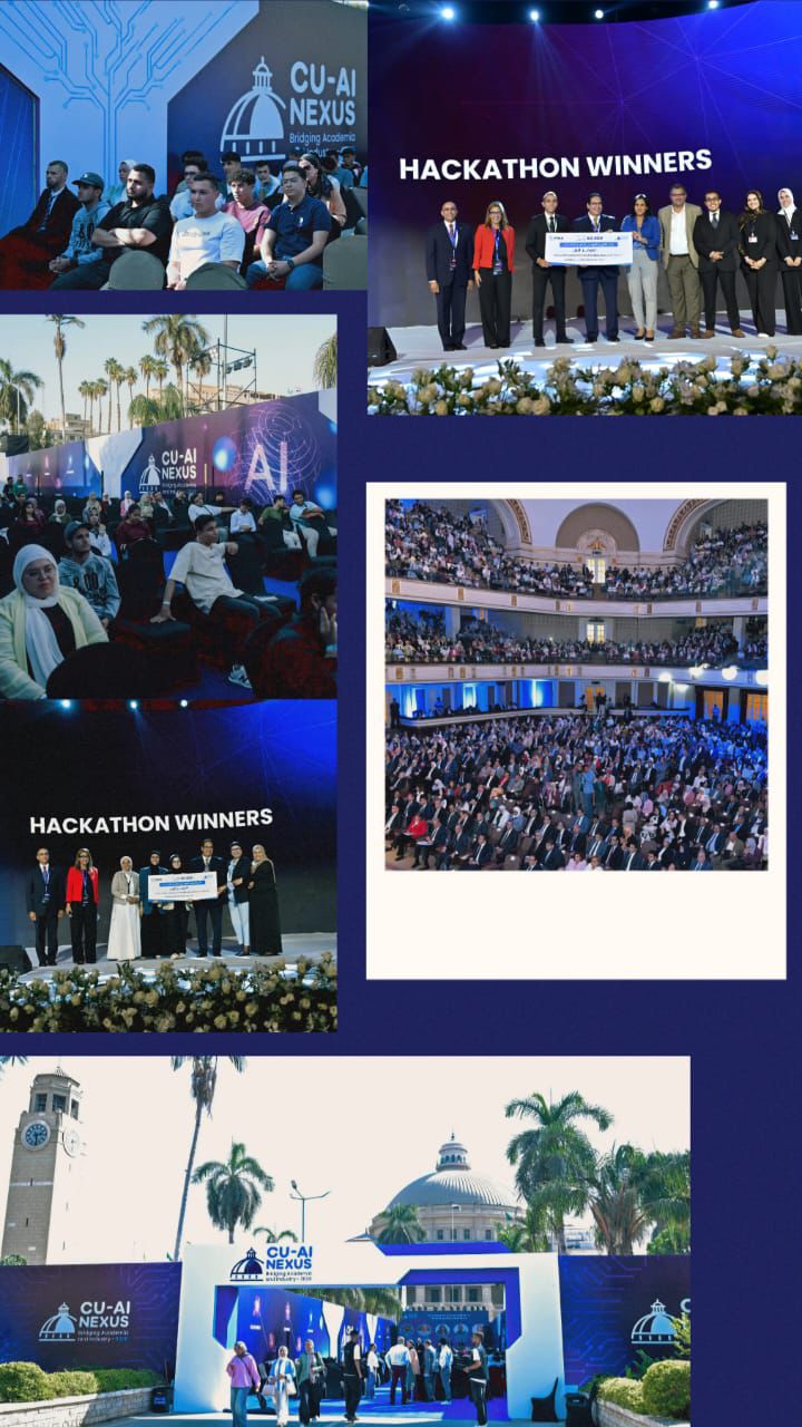 جامعة القاهرة تكرم طلابها المبدعين في المؤتمر الدولي الأول للذكاء الاصطناعي