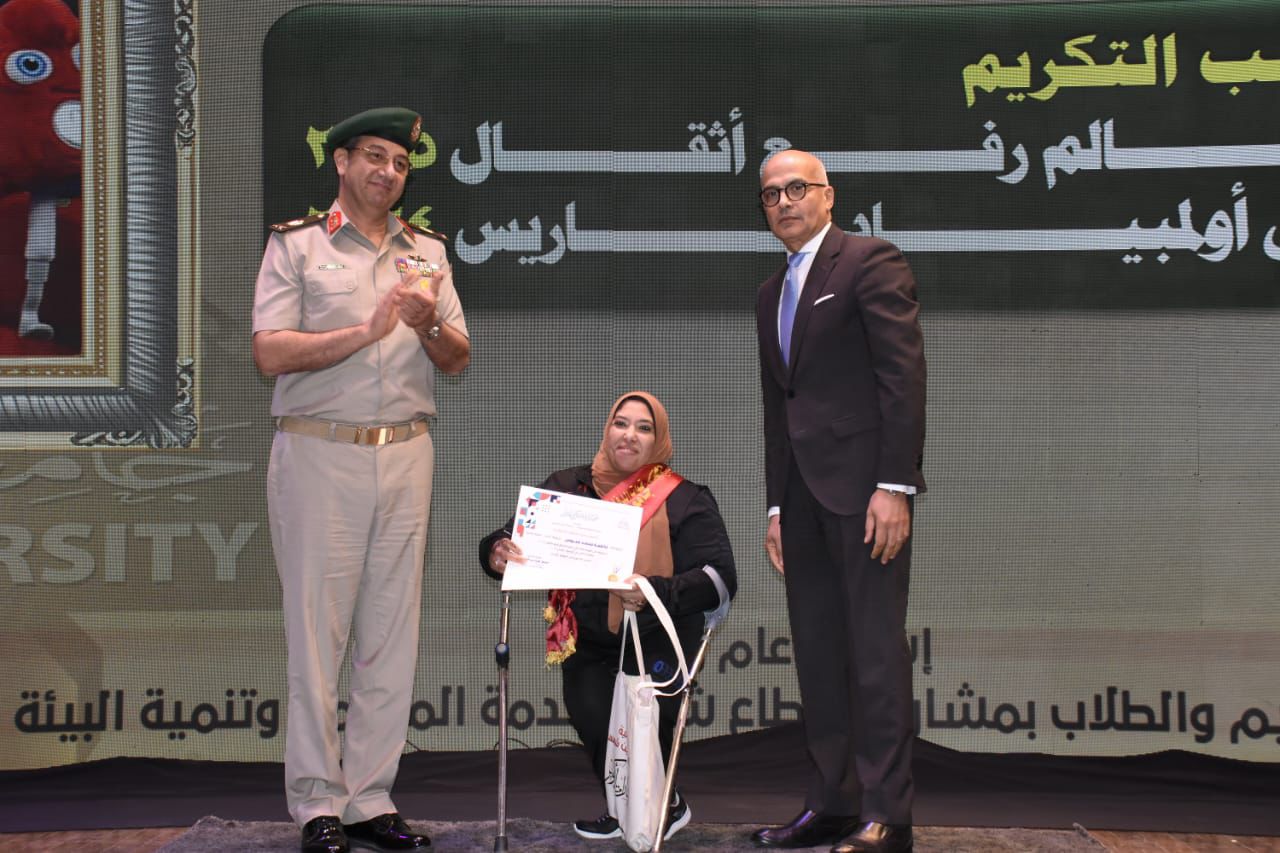 احتفالية بمناسبة ذكرى انتصارات أكتوبر بالتعاون بين جامعة عين شمس وقوات الدفاع الشعبي والعسكري بالقوات المسلحة