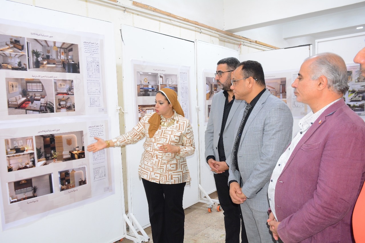 معرض فني يجسد الرحمة بالحيوان في كلية الفنون الجميلة بجامعة أسيوط