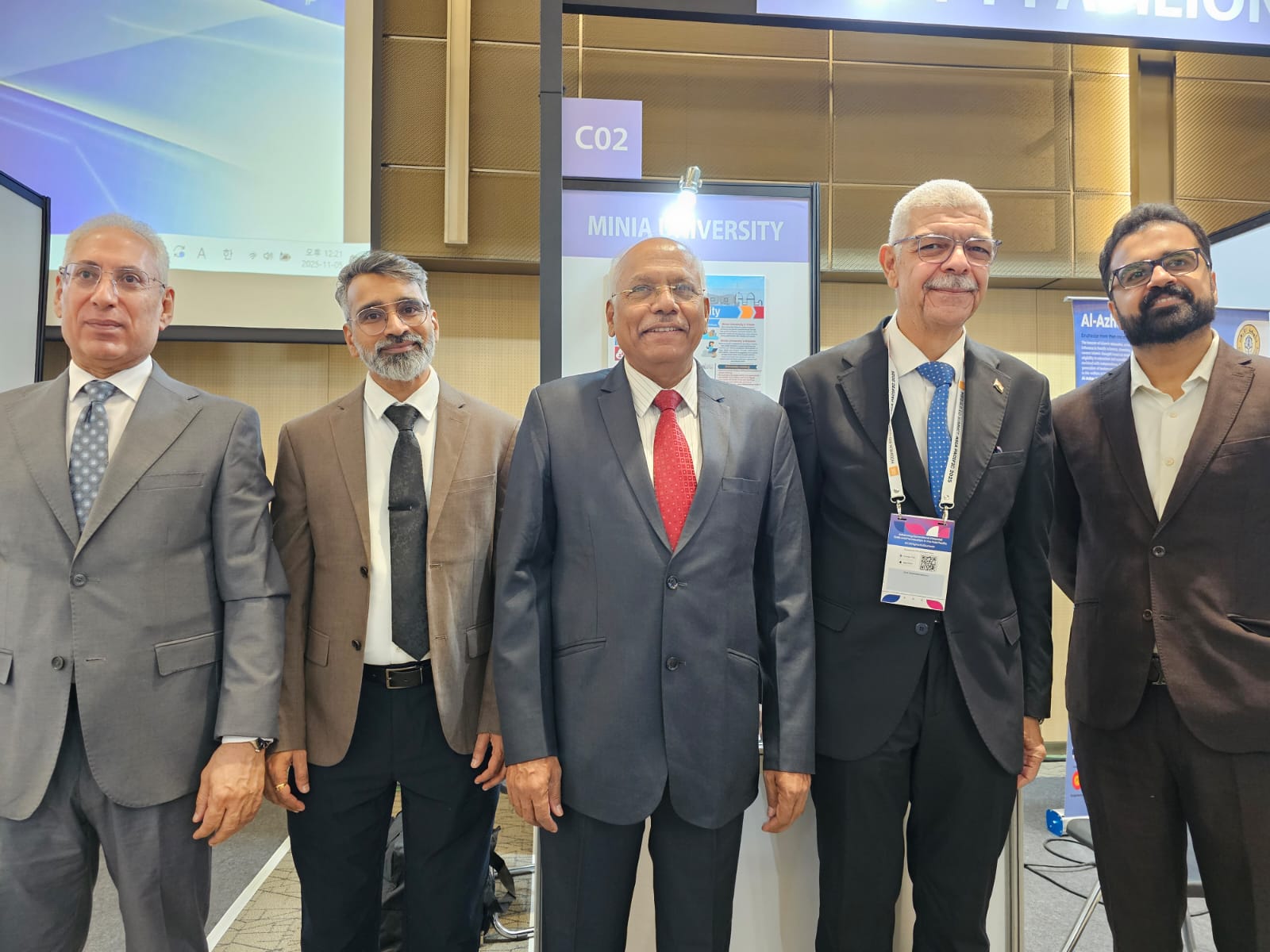 جامعة المنوفية تفتح آفاقًا عالمية جديدة في قمة التعليم العالي QS 2025 بسيول