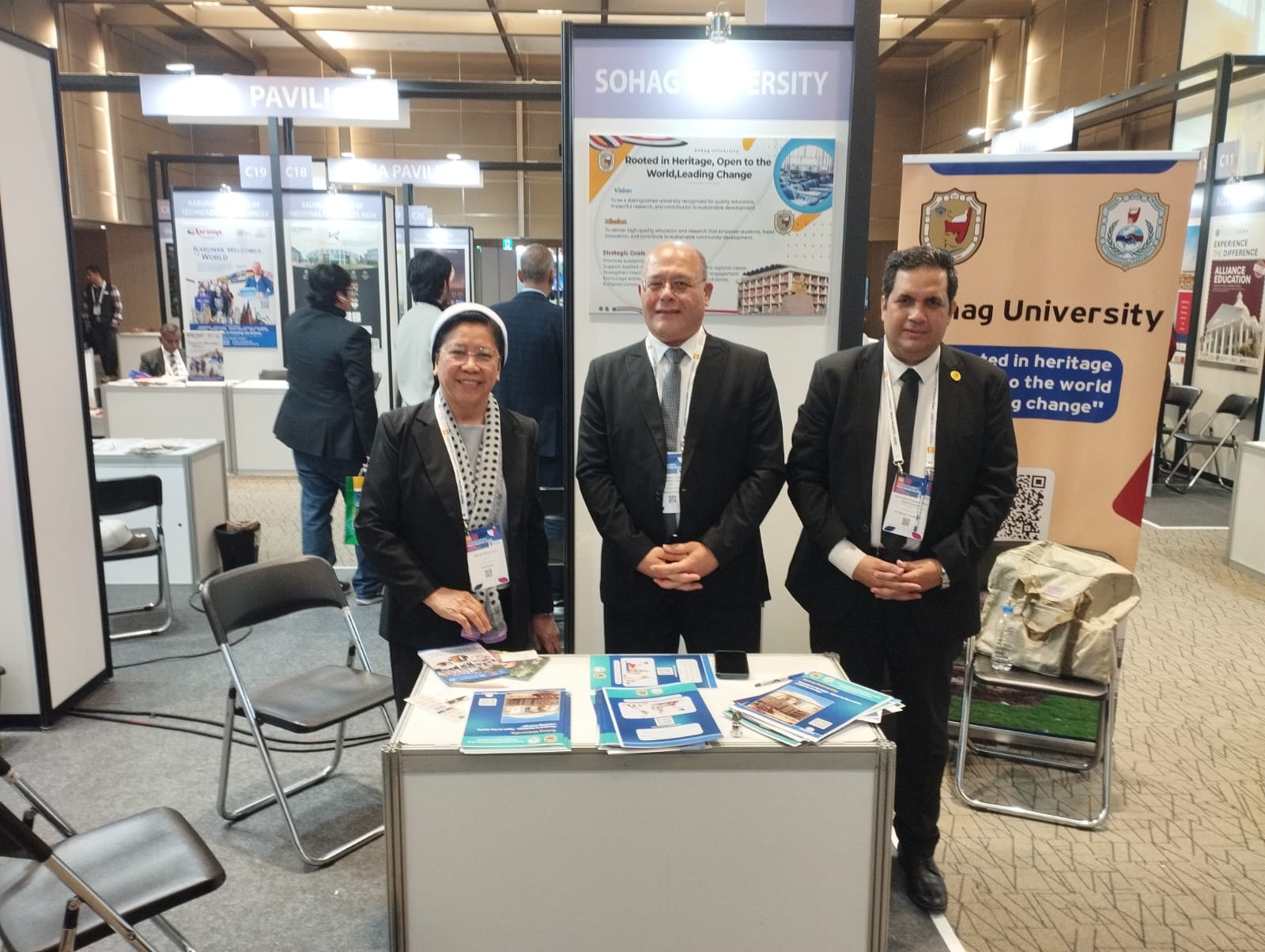 جامعة سوهاج توقّع بروتوكولات أكاديمية عالمية مع الهند والفلبين في سيول 2025