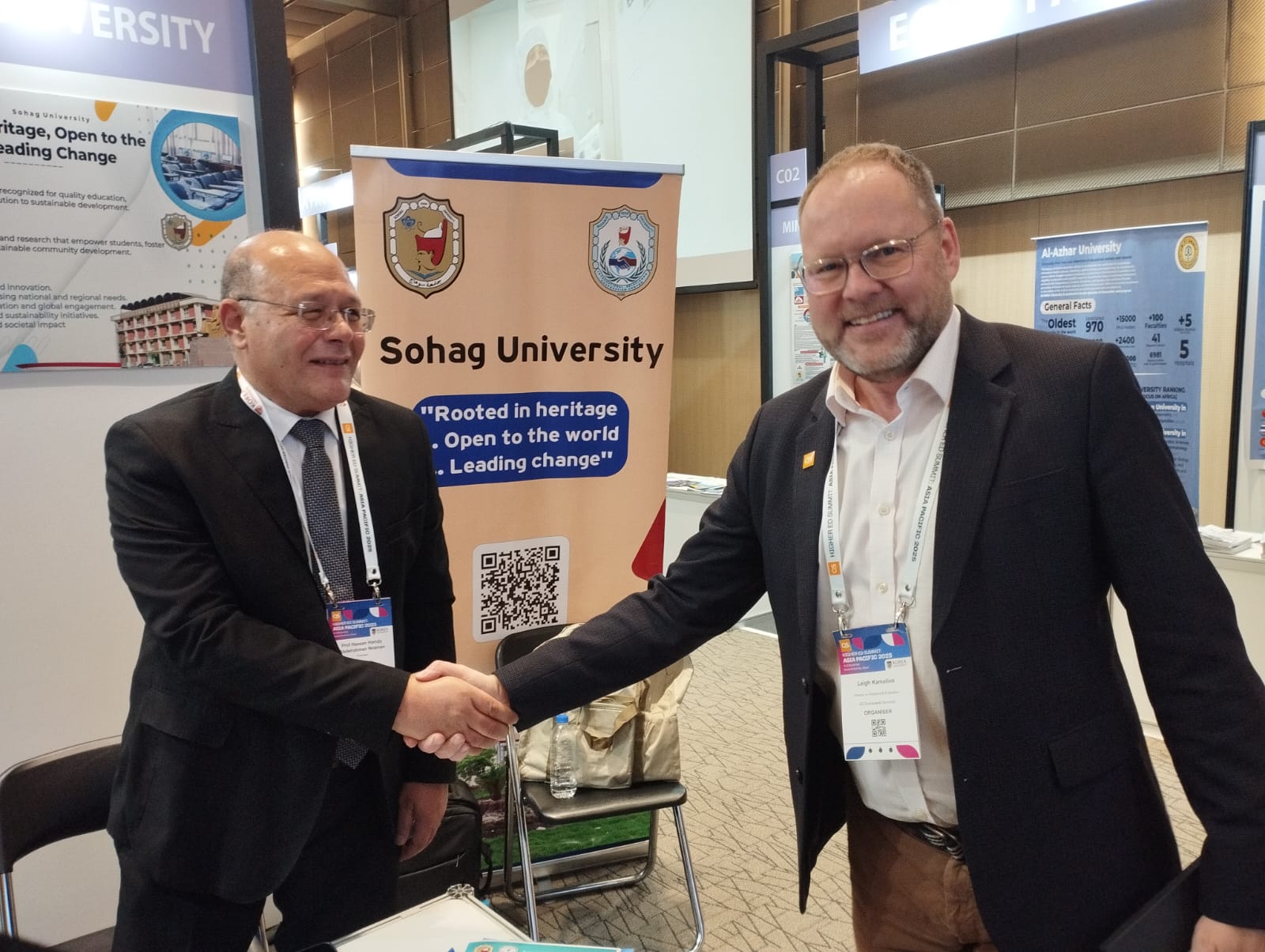 جامعة سوهاج توقّع بروتوكولات أكاديمية عالمية مع الهند والفلبين في سيول 2025