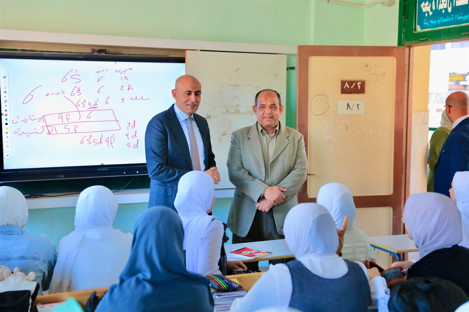 جولة مفاجئة لوزير التربية والتعليم فى&nbsp;مدارس كفر الشيخ