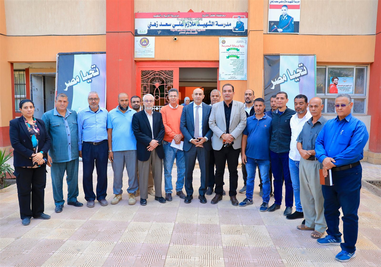 جولة مفاجئة لوزير التربية والتعليم فى&nbsp;مدارس كفر الشيخ