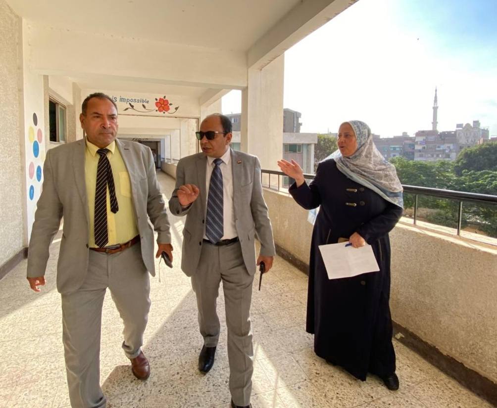 جولة تفقدية لتعزيز الانضباط المدرسي في تعليم القليوبية