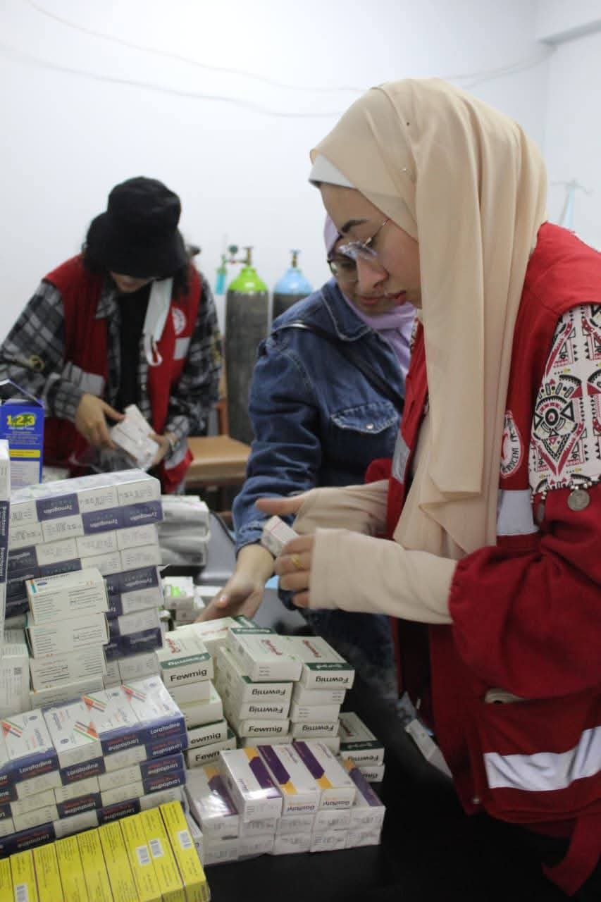 قافلة جامعة المنوفية الطبية المتكاملة بساقية أبو شعرة