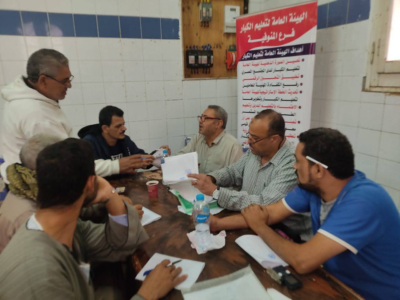 قافلة جامعة المنوفية الطبية المتكاملة بساقية أبو شعرة