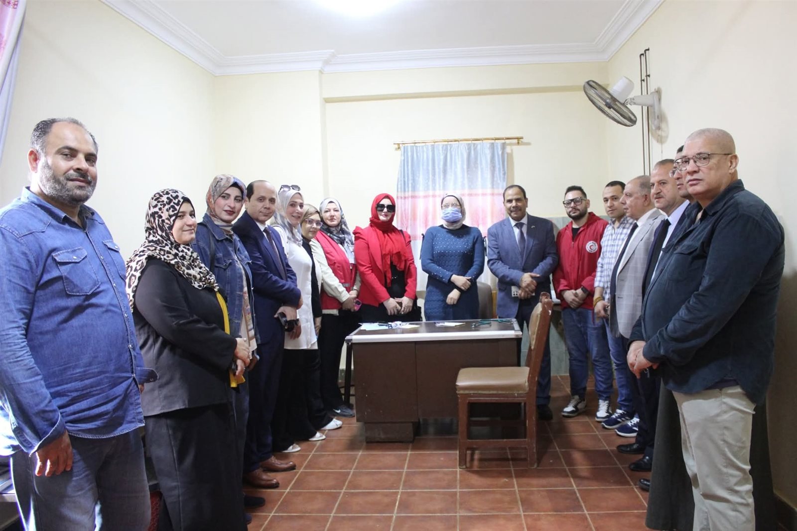 قافلة جامعة المنوفية الطبية المتكاملة بساقية أبو شعرة