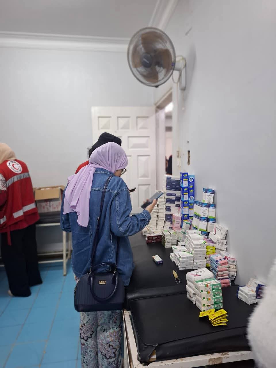 قافلة جامعة المنوفية الطبية المتكاملة بساقية أبو شعرة