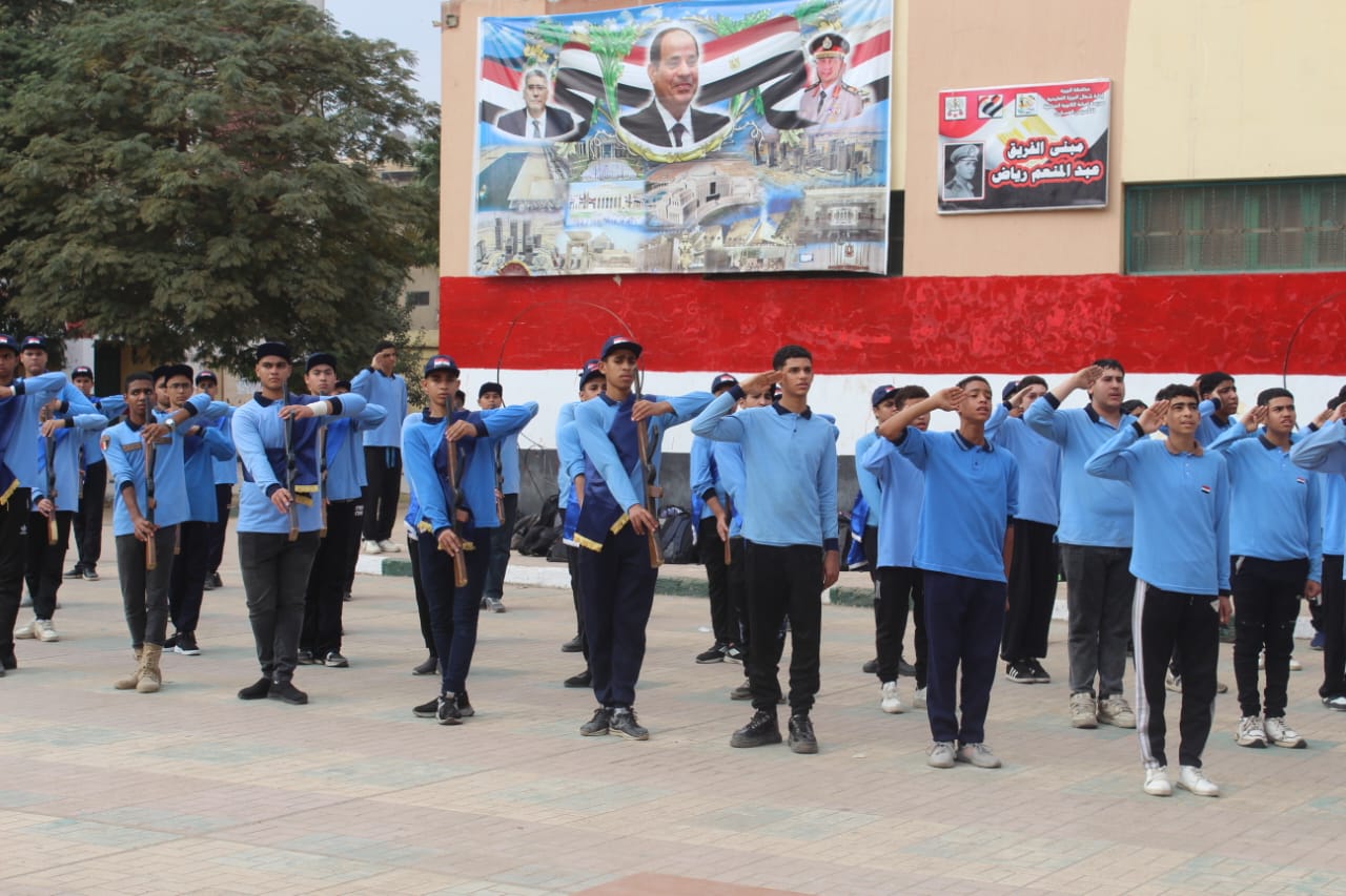 تعليم الجيزة يعزز التأسيس العسكري بالمدارس الفنية والانضباط الطلابي