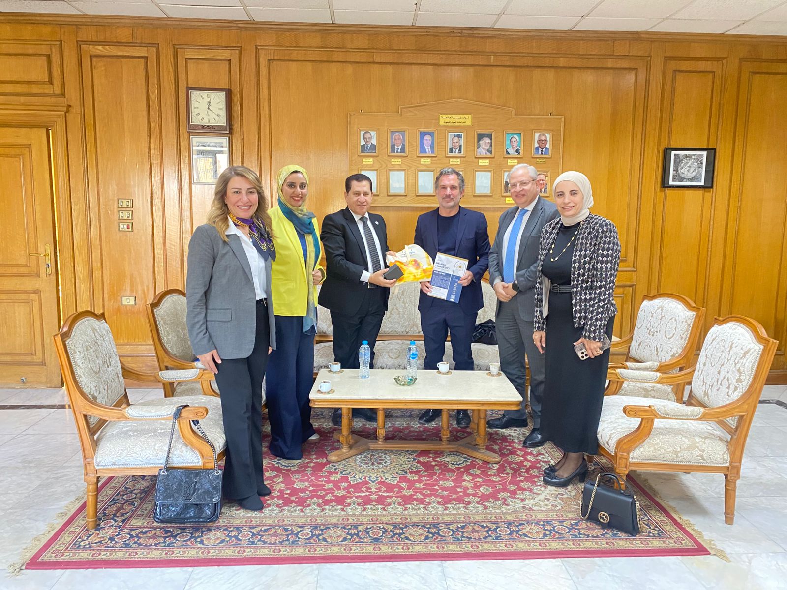 جامعة حلوان تستقبل وفدًا من جامعة نيرمبرغ التقنية لتعزيز التعاون الأكاديمي والبحثي  