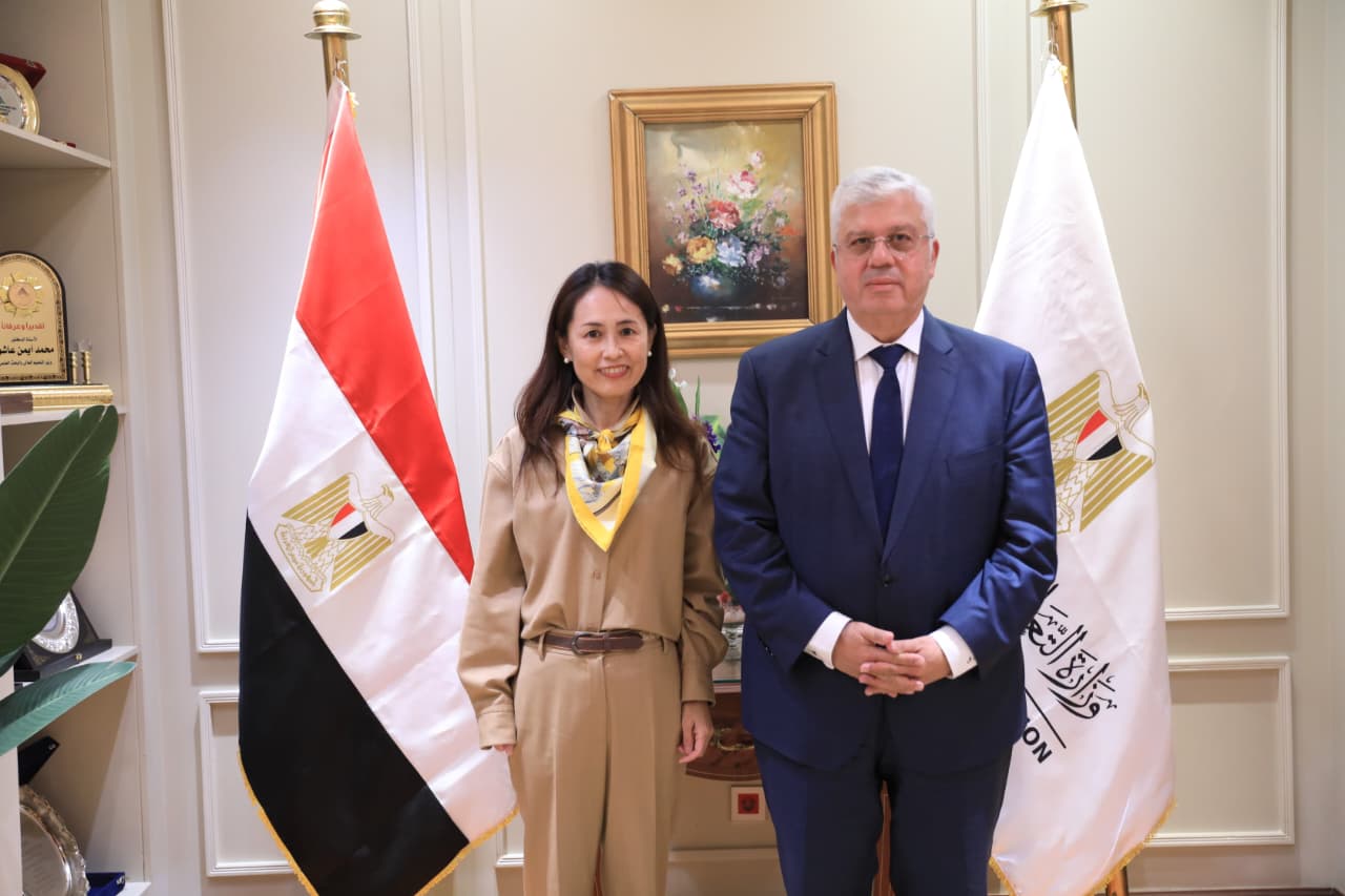وزير التعليم العالي يبحث سبل التعاون مع هيئة التعاون الدولي اليابانية