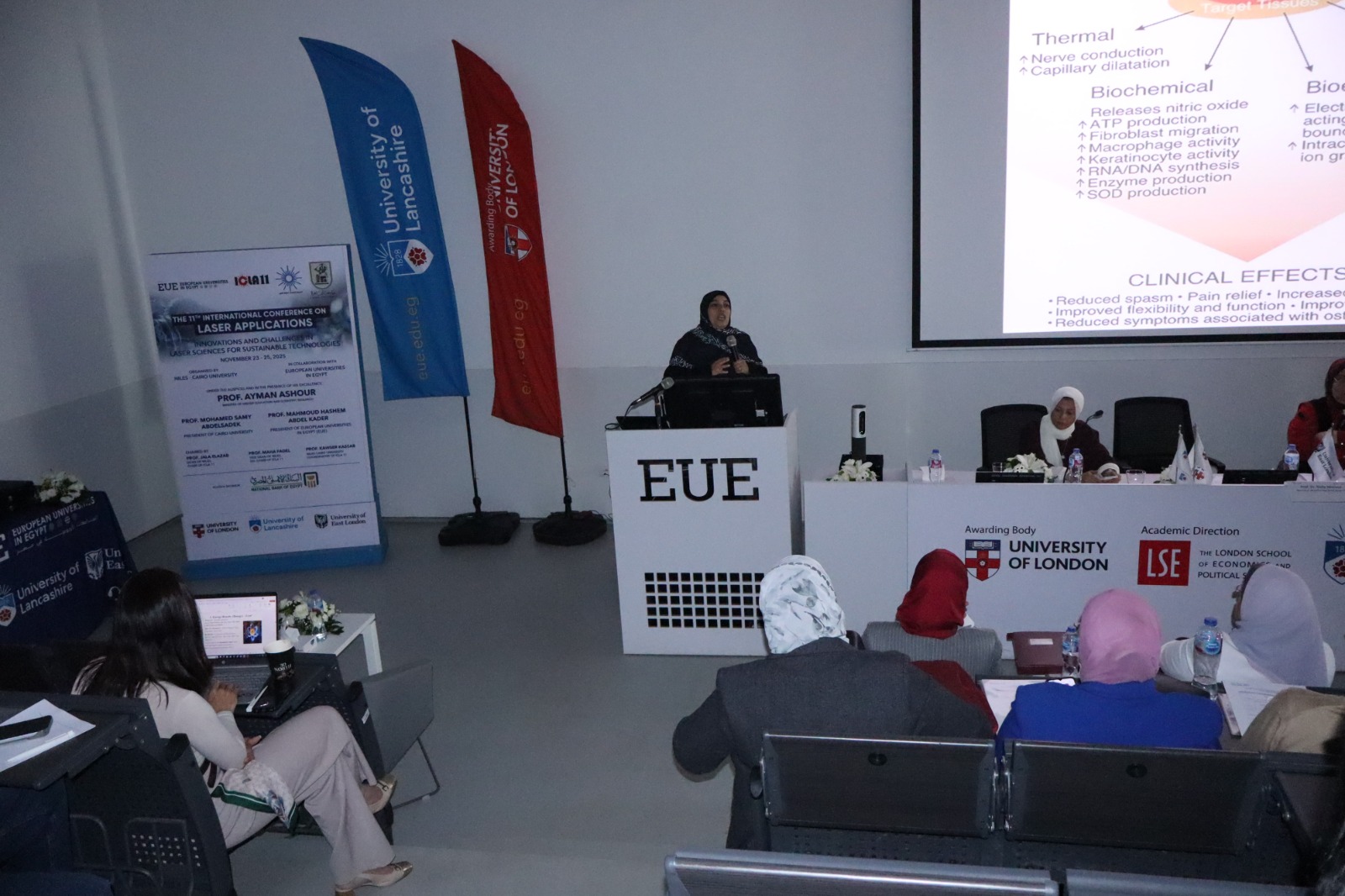 مشاركة متميزة من الجامعات الأوروبية في مصر في المؤتمر الدولي لعلوم الليزر