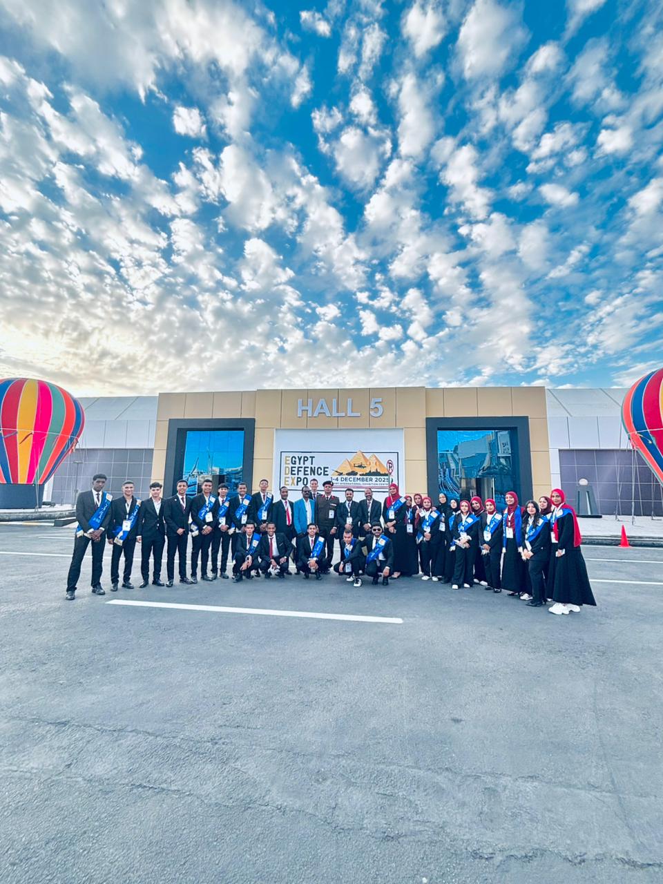 مشاركة مميزة عسكريًا وتقنيًا لطلاب جامعة الأقصر في معرض إيديكس 2025