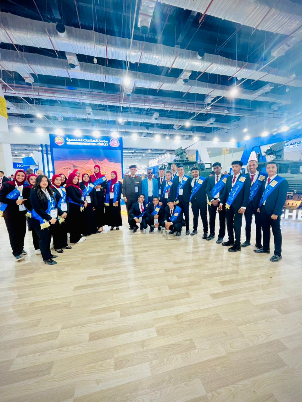 مشاركة مميزة عسكريًا وتقنيًا لطلاب جامعة الأقصر في معرض إيديكس 2025