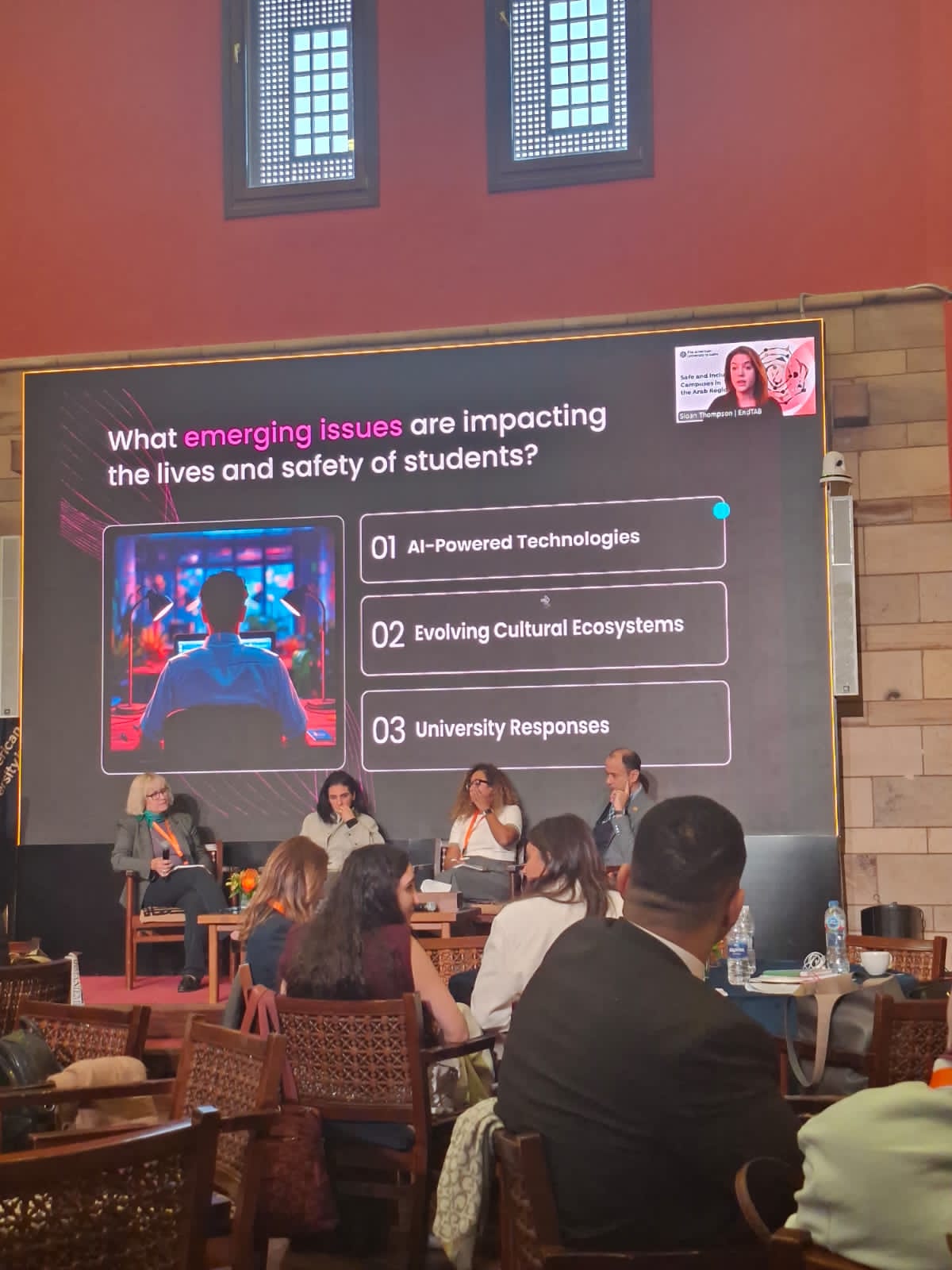 جامعة القاهرة الجديدة التكنولوجية تشارك في مؤتمر اقليمي حول الأمان والشمول برعاية الأمم المتحدة واليونسكو 