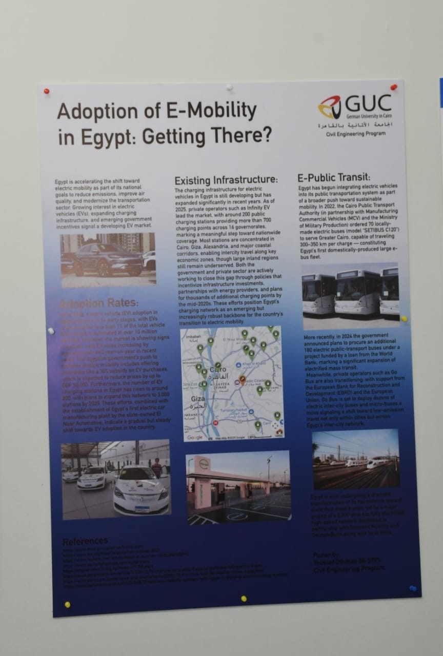 ندوة علمية بالجامعة الألمانية بالقاهرة حول الطاقة الكهروضوئية والتنقل الكهربائي