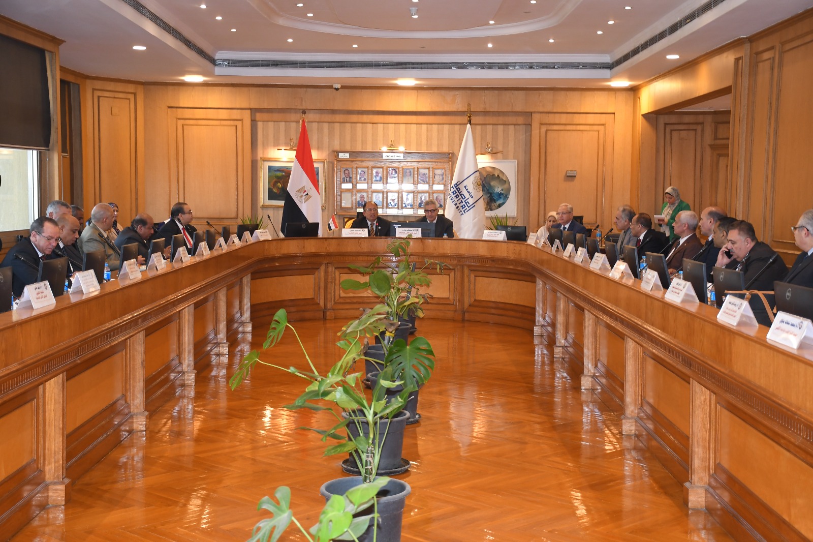 المجلس الأعلى لشئون التعليم والطلاب يعقد اجتماعه الدوري بجامعة العاصمة 