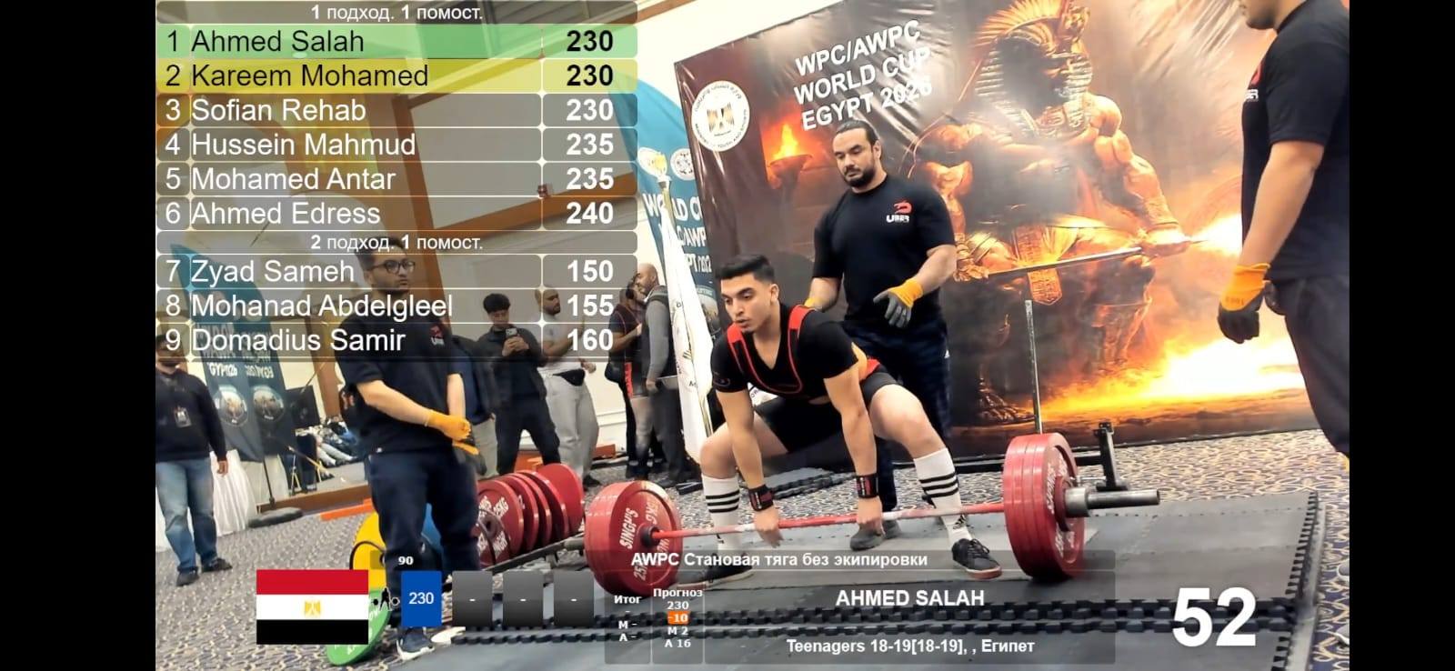 ذهبية عالمية جديدة لـ جامعة القاهرة التكنولوجية في بطولة العالم للقوة البدنية Deadlift