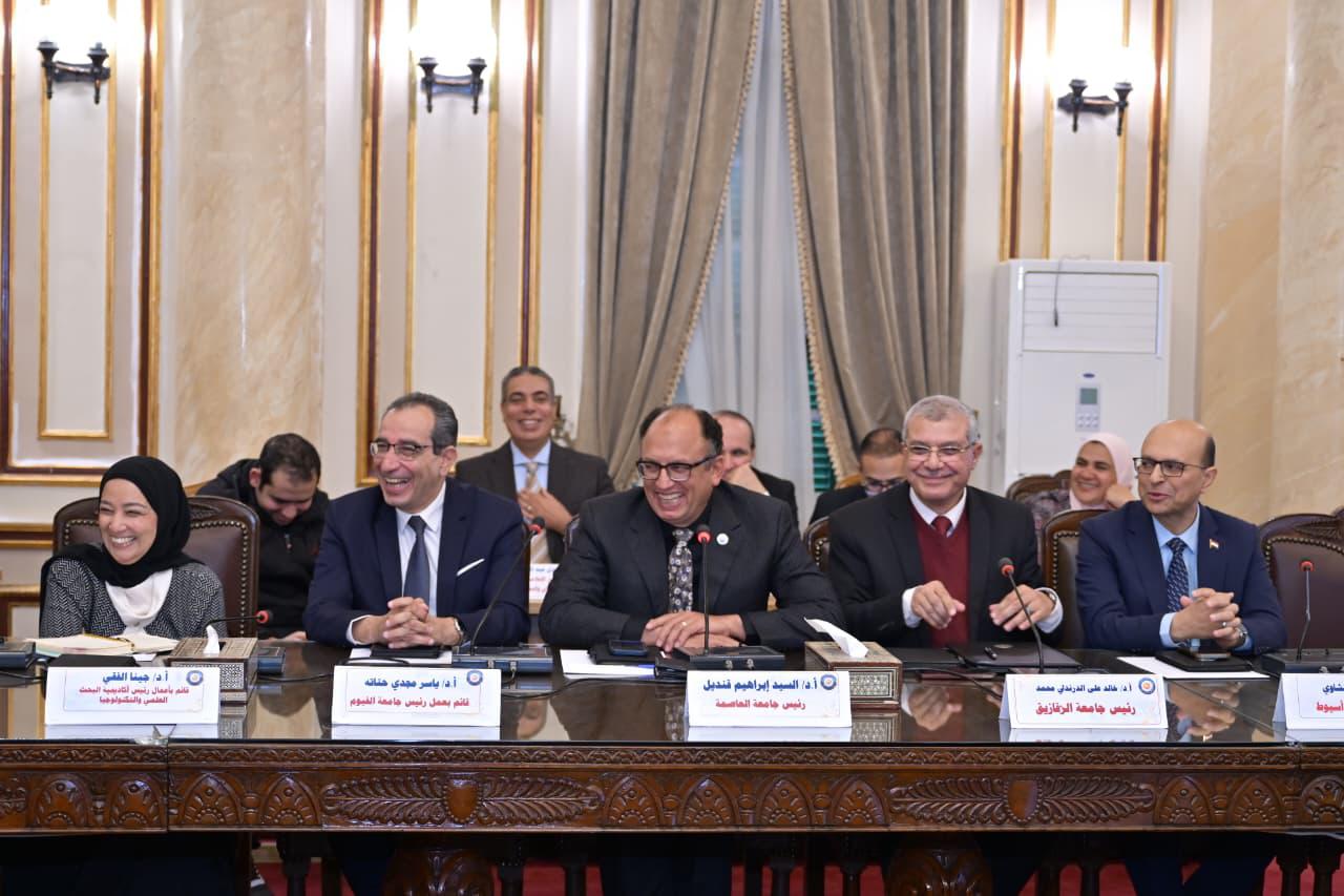 جامعة القاهرة تطلق مرحلة جديدة للتعليم العالي فى اجتماع المجلس الأعلى للجامعات