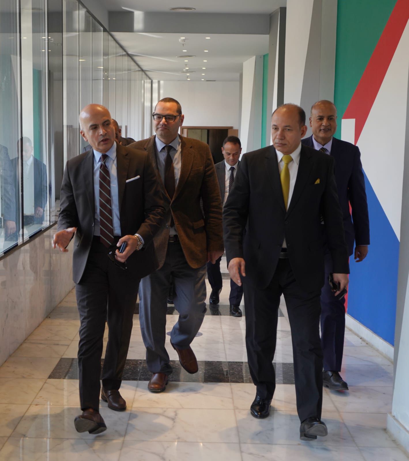 رئيس جامعة عين شمس يستقبل رئيس جامعة المنصورة