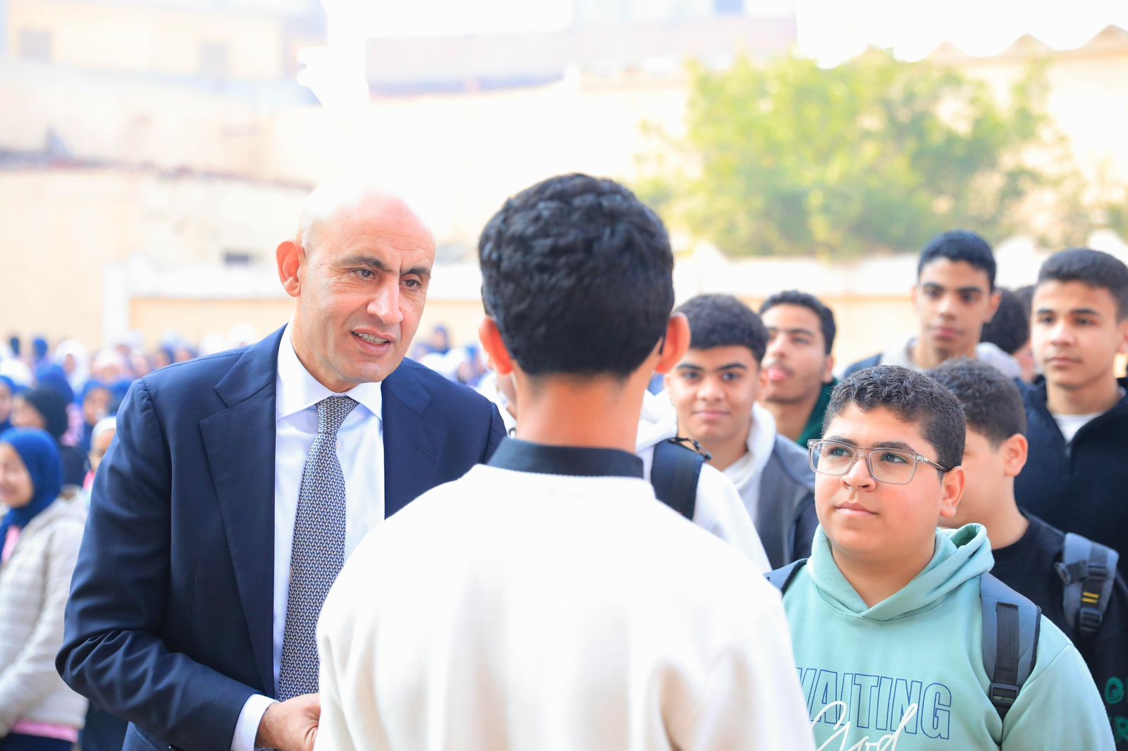 وزير التربية والتعليم يتفقد مدارس الغربية ويطلق برامج تعليمية مبتكرة