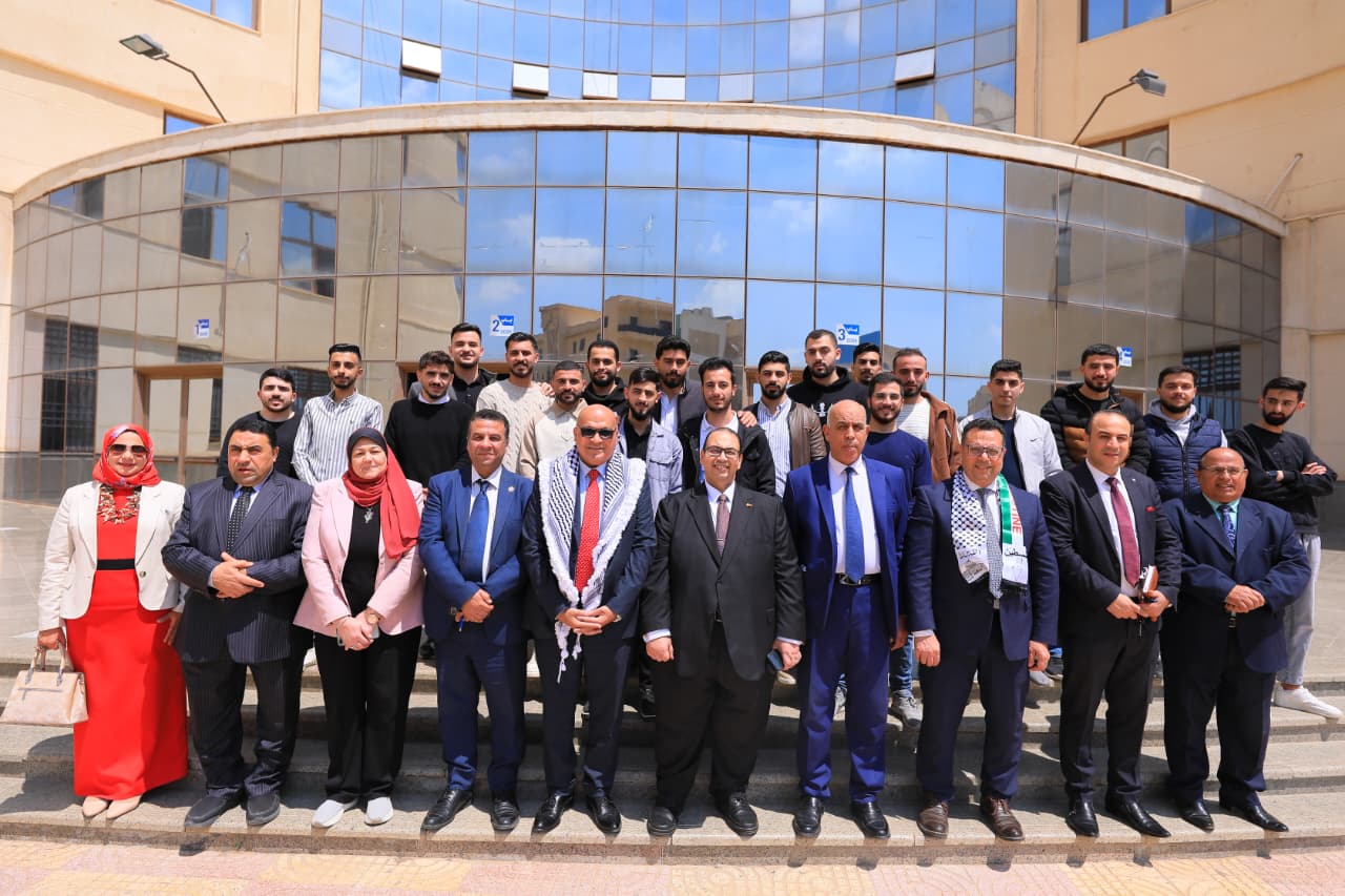 جامعة كفر الشيخ تستقبل مسئول شئون الجامعات بسفارة فلسطين لدعم الطلاب الوافدين