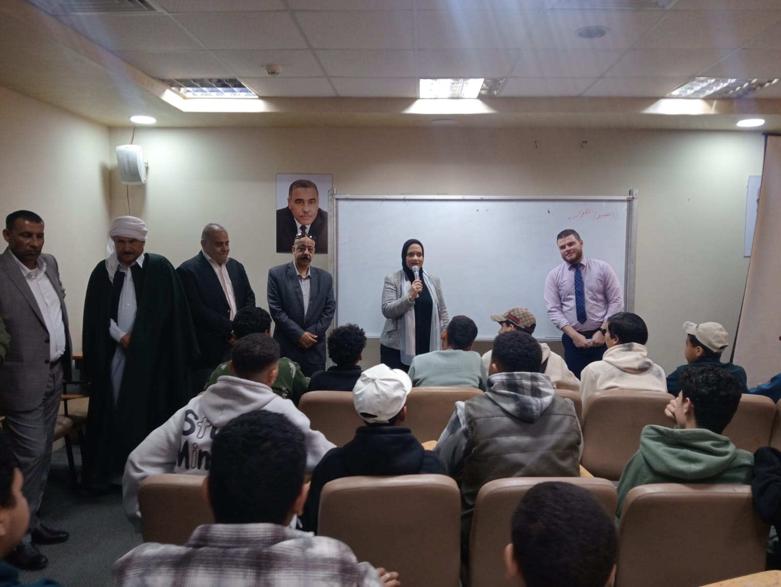 مدير تعليم مطروح تدشن القوافل التعليمية ضمن مبادرة حياة كريمة