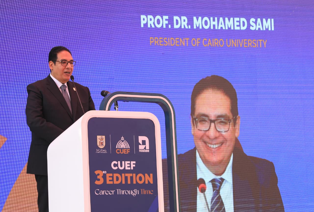 وزير التعليم العالى يشهد انطلاق ملتقى التوظيف والتدريب بجامعة القاهرة